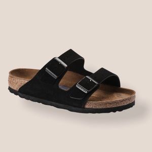 Black Suede Birkenstocks (EU Size 39)
